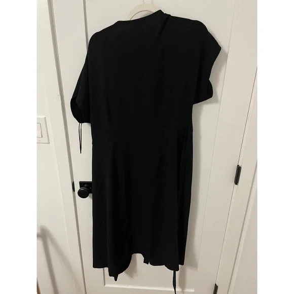 Felicity & Coco Black Wrap Dress - Picture 3 of 4